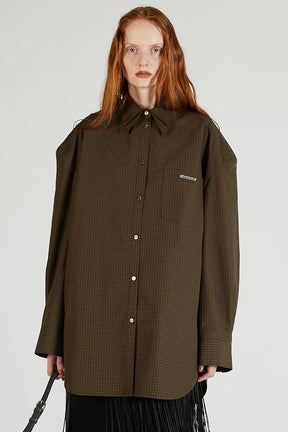 Double Collar Power Shirt Over Shirt