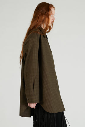 Double Collar Power Shirt Over Shirt