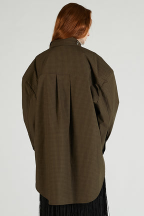 Double Collar Power Shirt Over Shirt