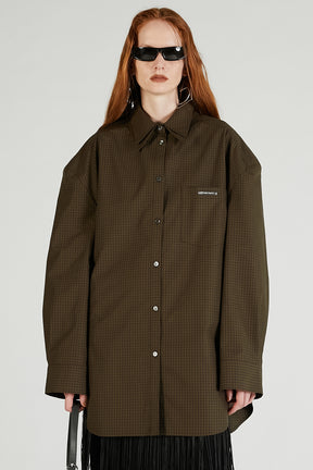 Double Collar Power Shirt Over Shirt