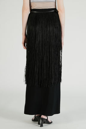Fringe Belt Skirt