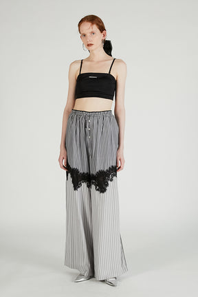 Faux Leather Studded Scrunchie-Medium