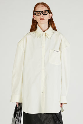 Double Collar Power Shirt Over Shirt