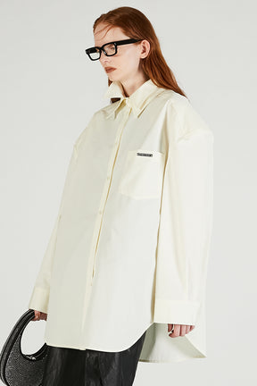 Double Collar Power Shirt Over Shirt
