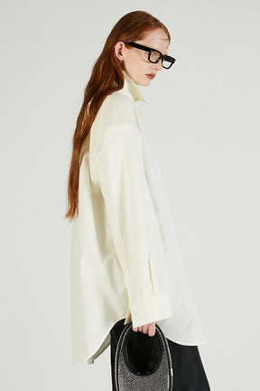 Double Collar Power Shirt Over Shirt