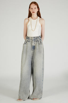 Low Crotch Loose Denim