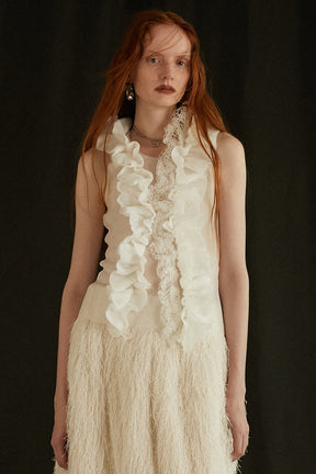 Frill Motif Knit