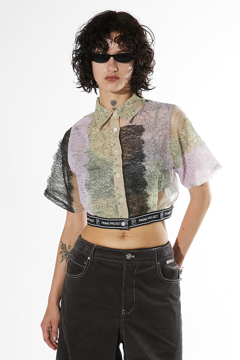 Lace Tape Shirt