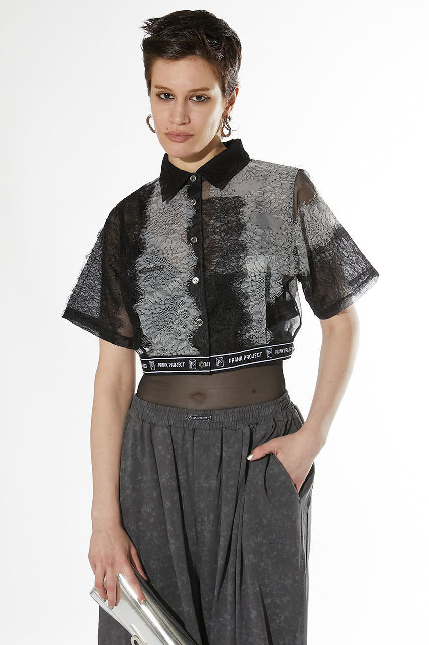 Lace Tape Shirt