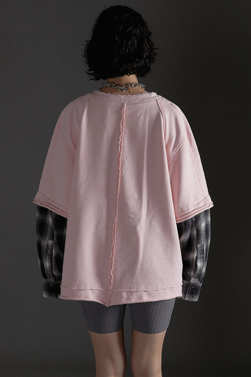 [24Autumn PRE ORDER] Shirt Layered Sweatshirt