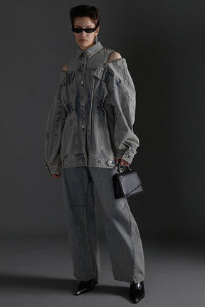 [24Autumn PRE ORDER] Zip Denim Shirt Blouson