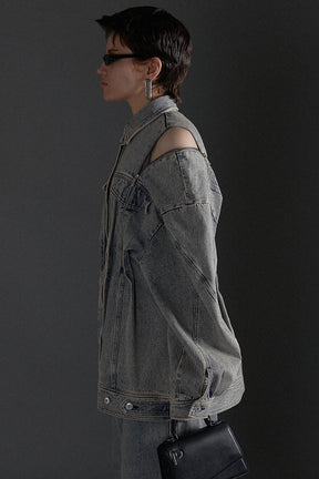 [24Autumn PRE ORDER] Zip Denim Shirt Blouson