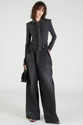 Low Crotch Loose Denim