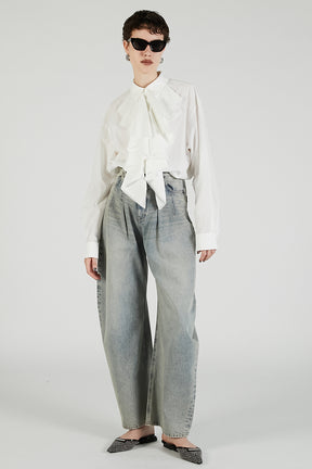 High-waisted Curved Denim - PRE ORDER