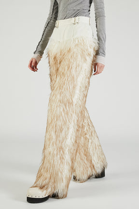 Fur Trim Pants - 2025 AUTUMN