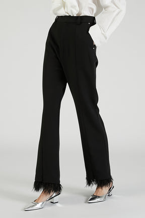 Feather Hem Pants - 2025 AUTUMN