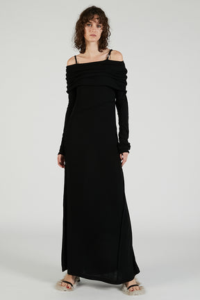 Off-the-shoulder Long Dress - 2025 AUTUMN