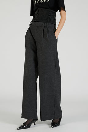 Corset Wide Pants - 2025 AUTUMN