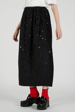 2-Way Shaggy Balloon Skirt - 2025 AUTUMN