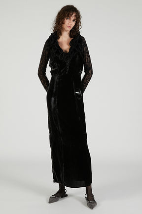 2-Way Velour Camisole Dress