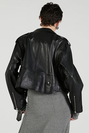 SHEEP Leather Biker Jacket