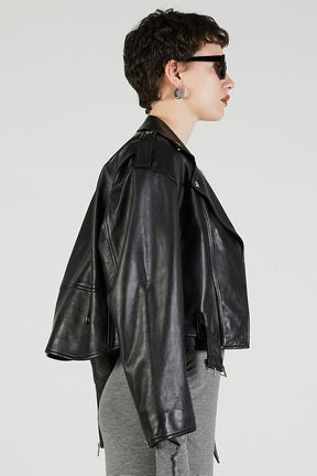 SHEEP Leather Biker Jacket