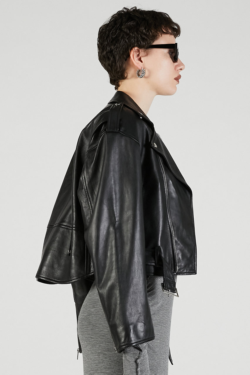 SHEEP Leather Biker Jacket