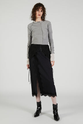 2-Way Lace Midi Skirt - 2025 AUTUMN