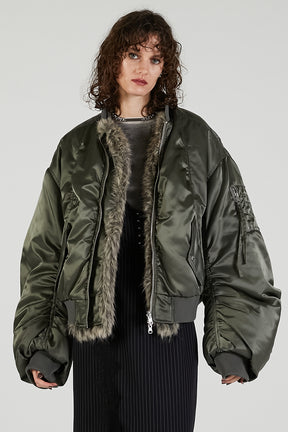 Reversible fur MA-1 - 2025 AUTUMN