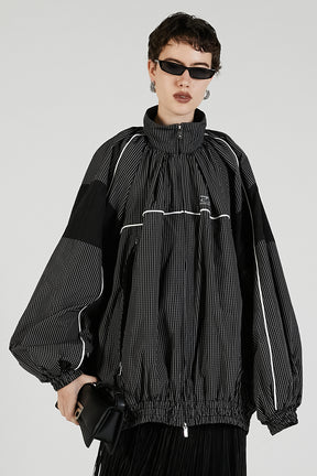Volume Gathered Trucker Blouson