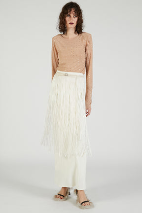Stone Mesh Skin Top