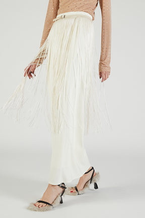 Fringe Belt Skirt