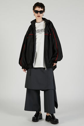 Volume Gathered Trucker Blouson
