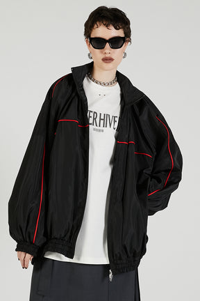 Volume Gathered Trucker Blouson