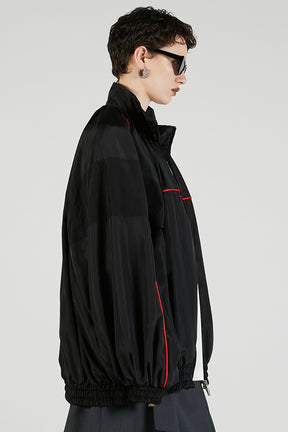 Volume Gathered Trucker Blouson