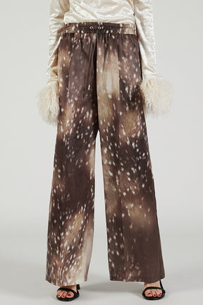 Bambi Print Wide Pants