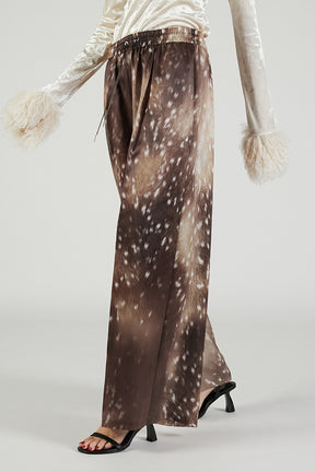 Bambi Print Wide Pants