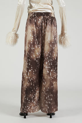 Bambi Print Wide Pants