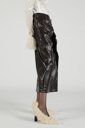 Ruffle Trim Skirt