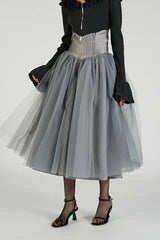 Reversible Tulle Skirt - 2025 AUTUMN