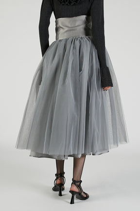 Reversible Tulle Skirt - 2025 AUTUMN
