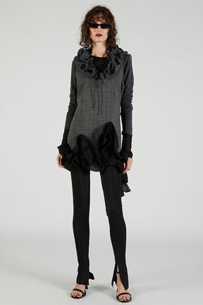Ruffled Hem Tunic
