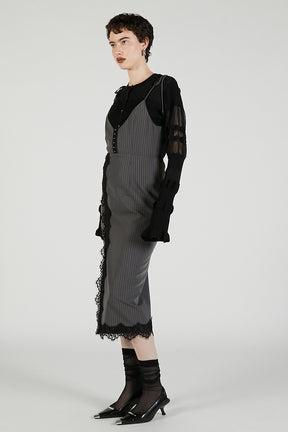 2-Way Lace Midi Skirt - 2025 AUTUMN