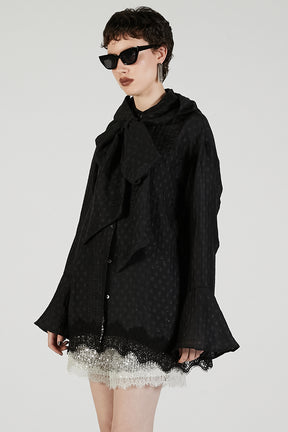 Bow tie shirt - 2025 AUTUMN