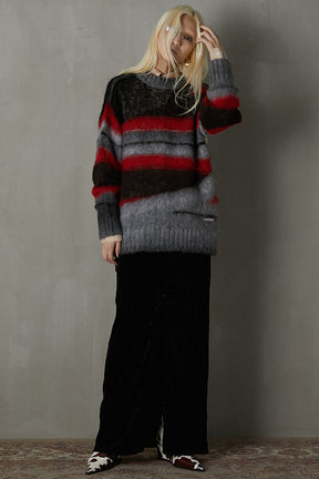 【24AUTUMN PRE ORDER】Mohair Border Knit