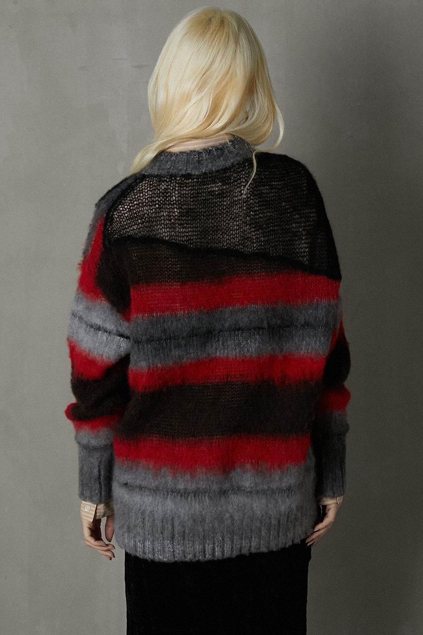 [24Autumn PRE ORDER] Mohair Border Knit