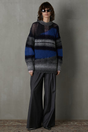 【24AUTUMN PRE ORDER】Mohair Border Knit