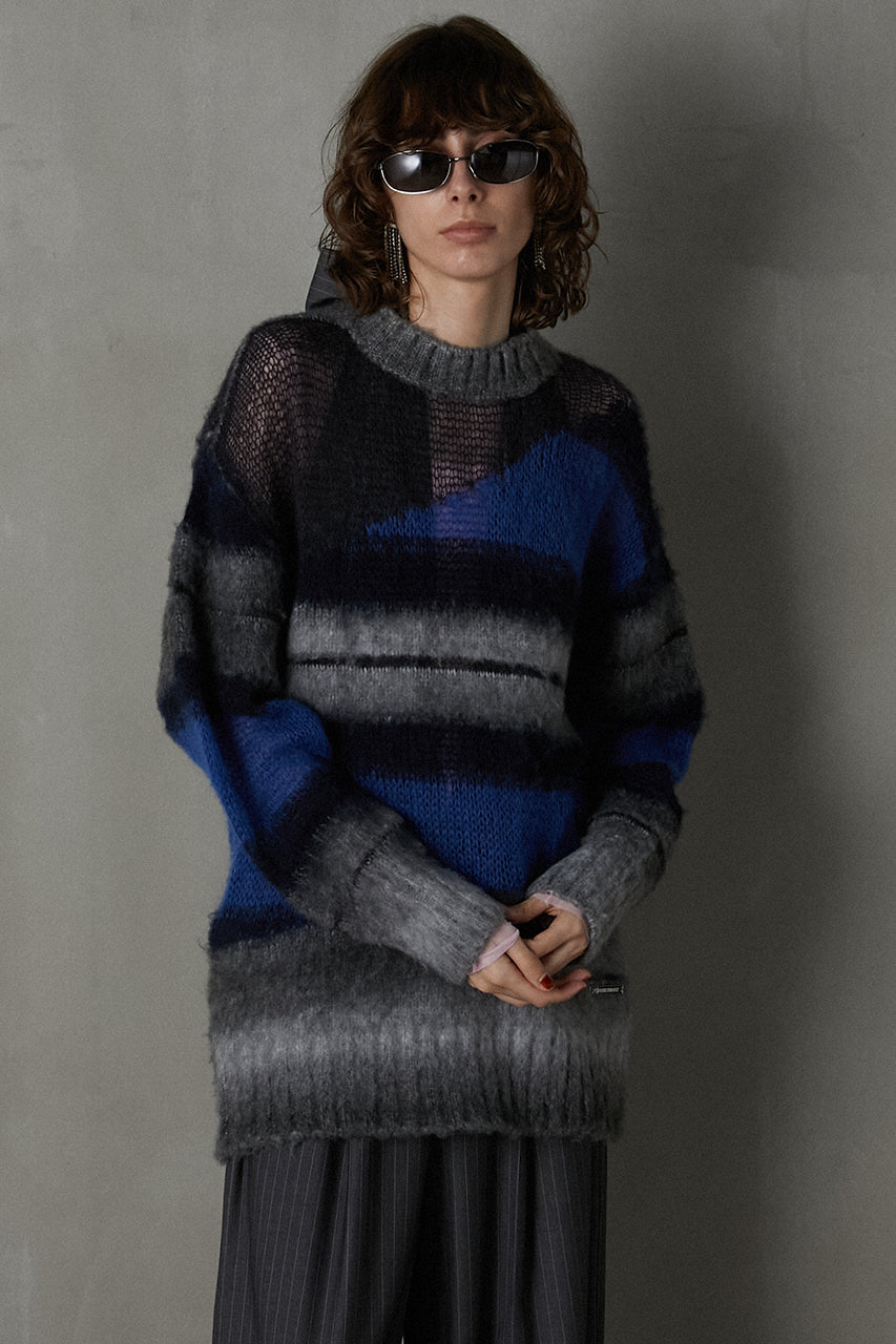 【24AUTUMN PRE ORDER】Mohair Border Knit