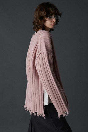 [24Autumn PRE ORDER] PLUNGE NECK KNIT