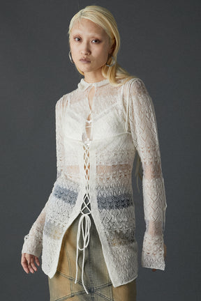 [24 Autumn預訂] Mohair Lace Cami Teunic